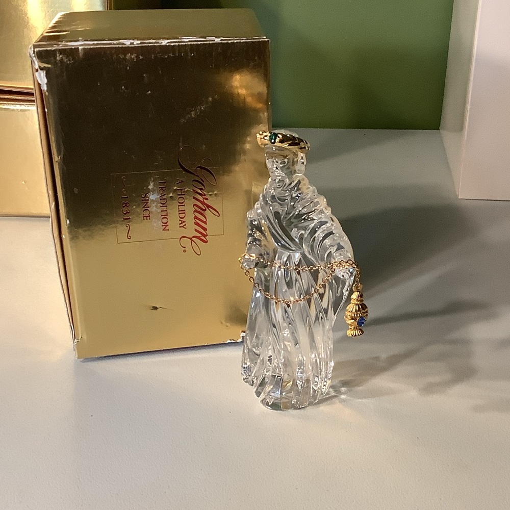 Gorham Crystal Nativity Gaspar wise man